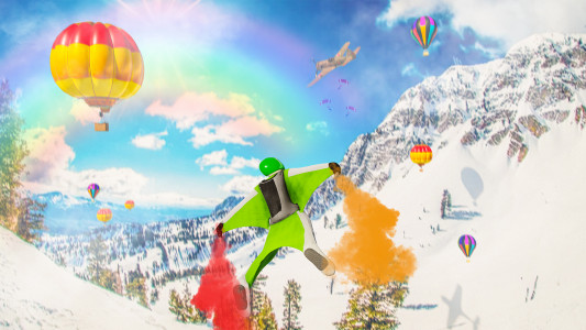 اسکرین شات 5 بازی Wingsuit Skydiving Simulator