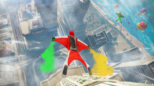 اسکرین شات 4 بازی Wingsuit Skydiving Simulator