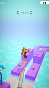 اسکرین شات 3 بازی Ladder Climb Dash Stair Race