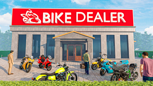 اسکرین شات بازی Motorcycle Dealer Bike Games 1