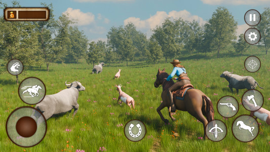 اسکرین شات 3 بازی Cowboy Rodeo Rider- Wild West