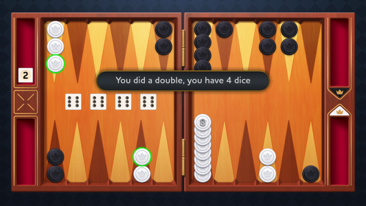 اسکرین شات 3 بازی Backgammon: Dice Board Game