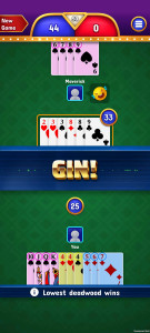 اسکرین شات 2 بازی Gin Rummy - Classic Card Game