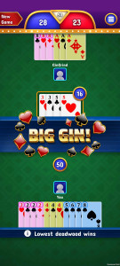اسکرین شات 4 بازی Gin Rummy - Classic Card Game