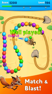 اسکرین شات 1 بازی Marble Blast: Shoot Bubbles