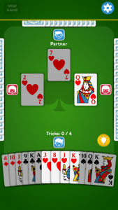 اسکرین شات بازی Spades - Card Game 1