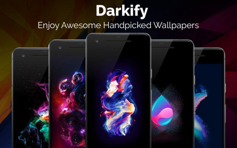 اسکرین شات برنامه Black Wallpaper: Darkify 4