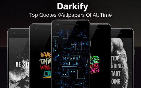 اسکرین شات برنامه Black Wallpaper: Darkify 6