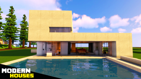 اسکرین شات 3 برنامه Modern Houses for Minecraft