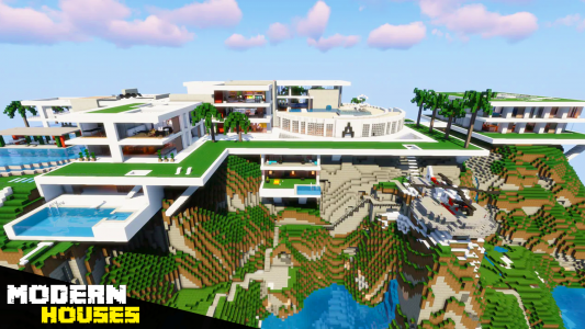 اسکرین شات 4 برنامه Modern Houses for Minecraft