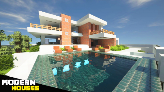 اسکرین شات 1 برنامه Modern Houses for Minecraft