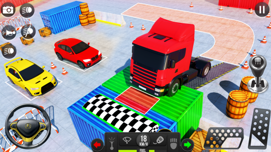 اسکرین شات بازی Truck Parking Games: PVP Games 1