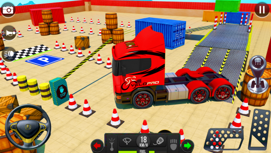 اسکرین شات بازی Truck Parking Games: PVP Games 3