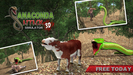 اسکرین شات بازی Anaconda Attack Simulator 3D 4