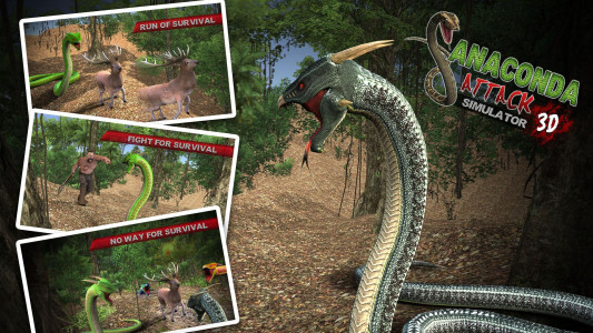 اسکرین شات 7 بازی Anaconda Attack Simulator 3D