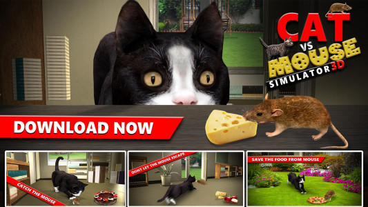 اسکرین شات بازی Cat Vs Mouse Simulator 3D 7