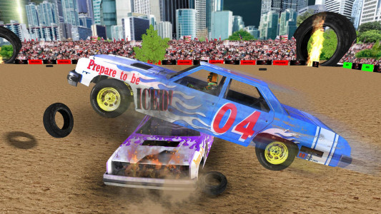 اسکرین شات بازی Demolition Derby Car Racing 3