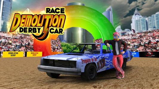 اسکرین شات بازی Demolition Derby Car Racing 1