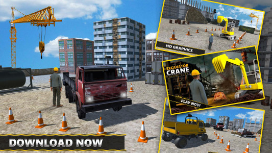 اسکرین شات بازی Excavator Crane Simulator Game 6