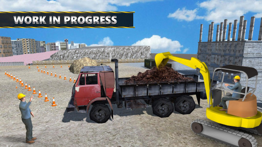 اسکرین شات بازی Excavator Crane Simulator Game 3