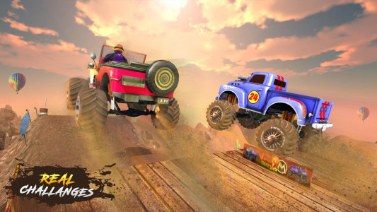 اسکرین شات برنامه Monster Truck Offroad Games 3D 1