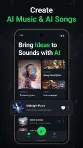 اسکرین شات 2 برنامه AI Music & Song Generator