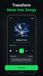 اسکرین شات 3 برنامه AI Music & Song Generator