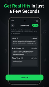 اسکرین شات 4 برنامه AI Music & Song Generator