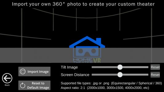 اسکرین شات برنامه Home Theater VR 6