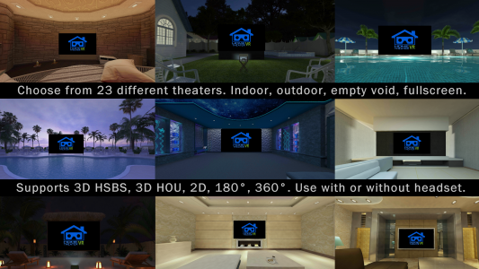 اسکرین شات برنامه Home Theater VR 1