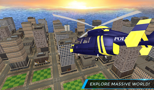اسکرین شات بازی Real City Police Helicopter Games: Rescue Missions 6