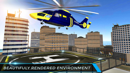 اسکرین شات بازی Real City Police Helicopter Games: Rescue Missions 5