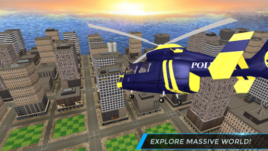 اسکرین شات بازی Real City Police Helicopter Games: Rescue Missions 1