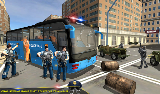 اسکرین شات بازی US Police Bus Transport Prison Break Survival Game 5