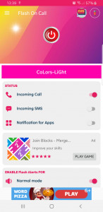 اسکرین شات 4 برنامه flash blink on call color led
