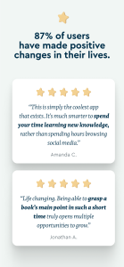 اسکرین شات 7 برنامه Blinkist: Book Summaries Daily