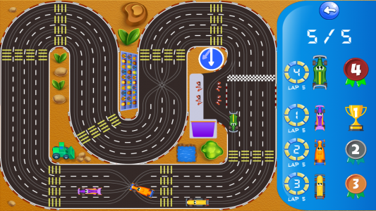 اسکرین شات بازی Racing Cars for Kids 8