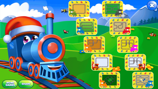 اسکرین شات بازی Trains for Kids 1
