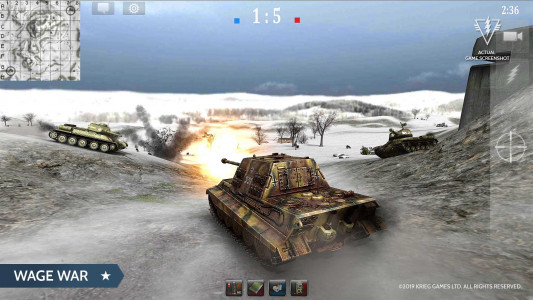 اسکرین شات بازی Armored Aces - Tank War 4