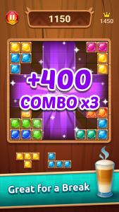 اسکرین شات 2 بازی Block Puzzle Jewel: Blast Game