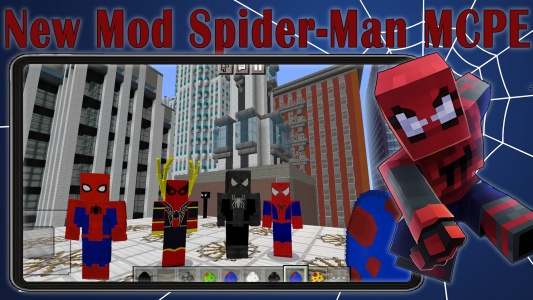 اسکرین شات برنامه Spider MAN MOD for Minecraft 3