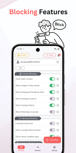 اسکرین شات 1 برنامه BlockerHero - Porn Blocker