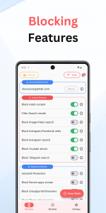 اسکرین شات 1 برنامه BlockerHero - Porn Blocker