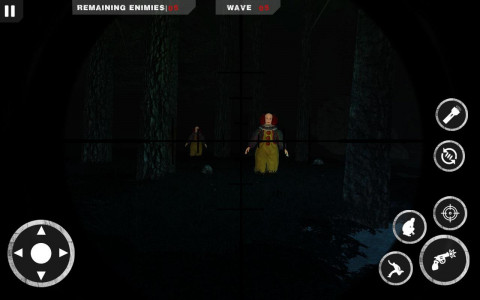 اسکرین شات بازی Horror Sniper - Clown Ghost In 5