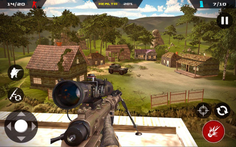 اسکرین شات بازی Sniper Ghost Fps Commando Cs 1