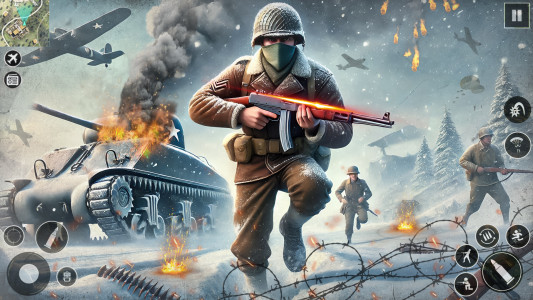 اسکرین شات 1 بازی World War 2 Sniper Hero Games