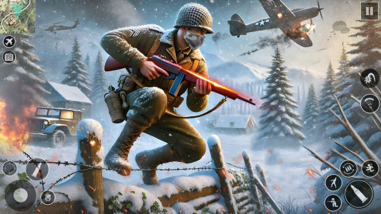 اسکرین شات 2 بازی World War 2 Sniper Hero Games