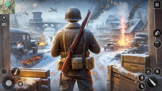 اسکرین شات 3 بازی World War 2 Sniper Hero Games