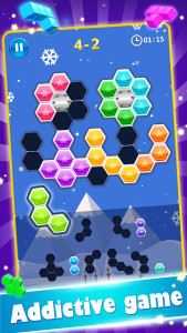 اسکرین شات 3 بازی Block Gems: Block Puzzle Games