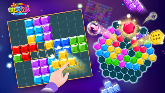 اسکرین شات بازی Block Gems: Block Puzzle Games 8